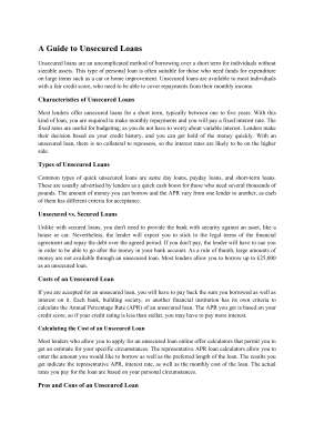 A Guide to Unsecured Loans.pdf