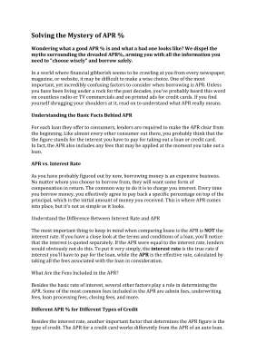 Solving the Mystery of APR.pdf