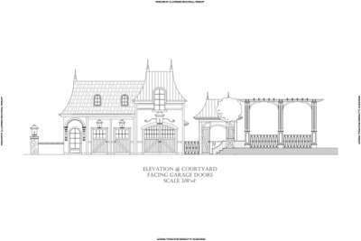 ELEVATION@COURTYARD FACING GARAGE DOORS - REV0 12-4-11.pdf