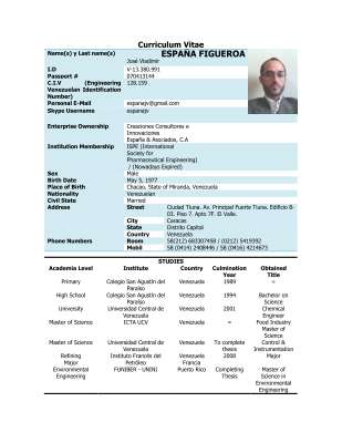 Curriculum Vitae Ing Jose España _English_ 2016.pdf