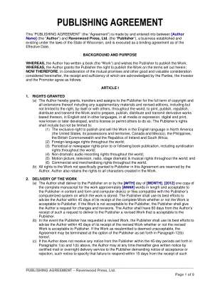 PUBLISHING AGREEMENT - Ravenwood Press, Ltd. v4.0 [FINAL].pdf