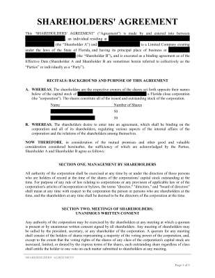 SHAREHOLDERS' AGREEMENT   v3.1.pdf