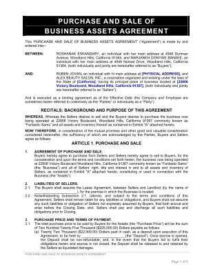 PURCHASE AND SALE OF BUSINESS ASSETS AGREEMENT v5.7.pdf