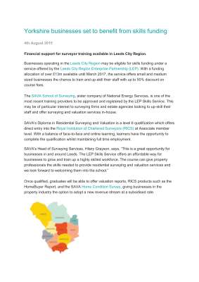 Yorkshire businesses set to benefit from skills funding.pdf