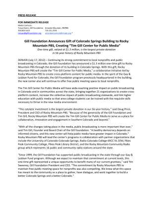 GillCenterPressRelease.pdf