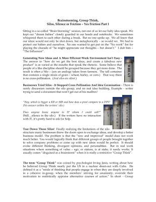 Silos Group Think.pdf