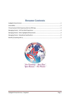 Audigold Virtual Services - Snapshot.pdf