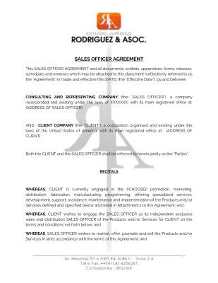 SAMPLE - SIMPLIFIED SALES DISTRIBUTION AGREEMENT - EXCLUSIVE.pdf