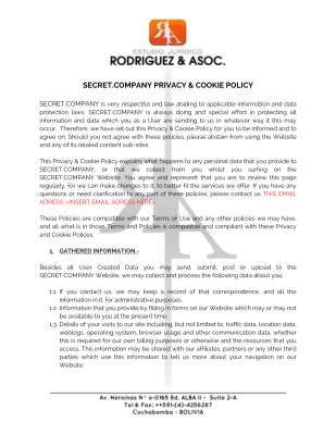 Sample - Privacy and Cookie Policy - Project 13 Secret.Company.pdf