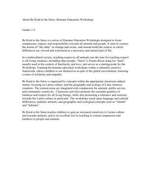 About Be Kind to the Satos.pdf