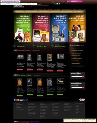 Nebulaserve project screenshot #009 - 'Autographed Collectibles Beverly Hills I Sports Memorabilia I kaufman Art' - www_acerarecollectables_com.pdf