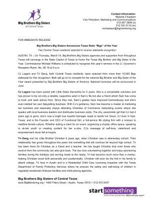 Press Release - Big Brothers Big Sisters Announces State Bigs of the Year.pdf