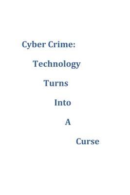 Cyber Crime-Technology turns into a curse-6x9format.pdf