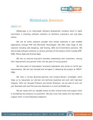 Webbylogic profile.pdf
