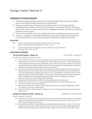 Clarke Monroe Resume - September 2017 - without contact info.pdf