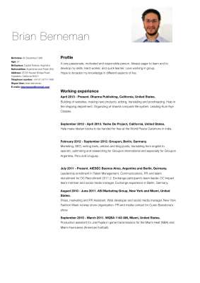 Brian Berneman's CV.pdf
