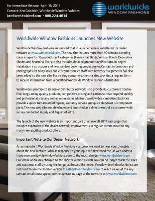 WWF_Web Launch Press Release_Customer_5_1_14.pdf