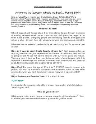 answering the question what i do best.pdf