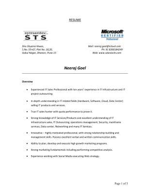 Neeraj Goel - Profile.pdf