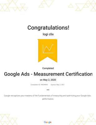 google ads measurement certificate.pdf