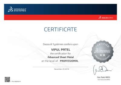 Vipul Patel Advanced Sheet Metal Certificate.pdf