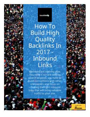 How To Build High Quality Backlinks In 2017 - Inbound Links.pdf