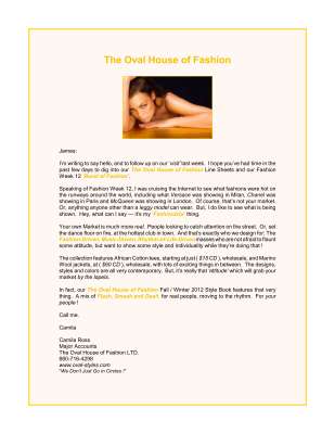 TRANSITION  LETTER -- Follow-Up, to Sales Promotion -- Oval House of Fashion.pdf