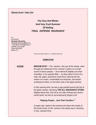 WEBSITE--VIDEO SCRIPT -- The Long Hot Winter & The Long Cool Summer.pdf