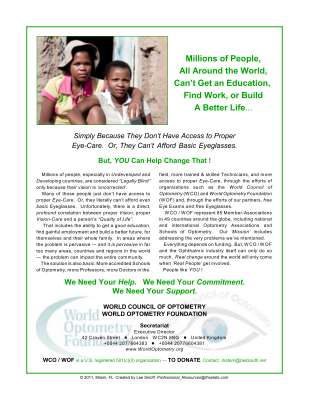 '' Millions of People...''  -- WCO-WOF - 'One-Page Appeal'.pdf