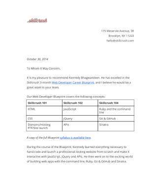 Letter of recommendation - Kennedy Bhagwandeen.pdf