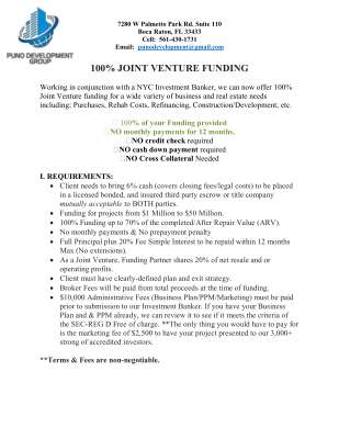 100% JV Funding Program.pdf