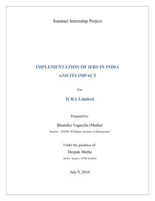 Implementation of IFRS in India and its Impact.pdf