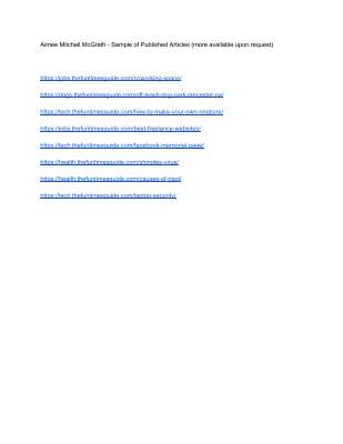 Aimee McGrath - Writing Samples.pdf