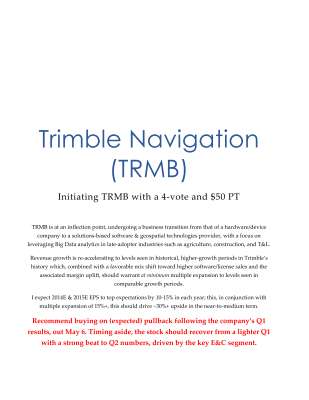 Trimble Navigation_Initiation Note Draft 1.pdf