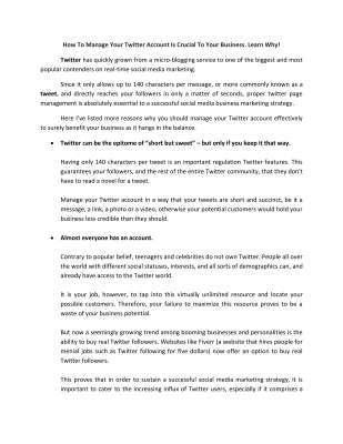 How To Manage Your Twitter Account Is Crucial To Your Business. Learn Why!.pdf