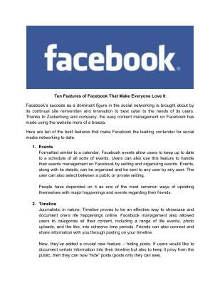 Ten Features of Facebook That Make Everyone Love It.pdf