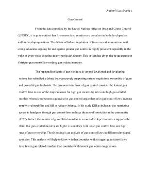 MLA Style Academic Paper on Gun Control.pdf