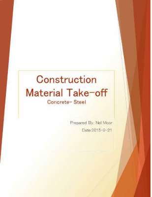take-off- Concrete - Steel20150921.pdf