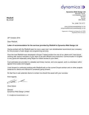 Recommendation RitaSoft 29-10-14.pdf