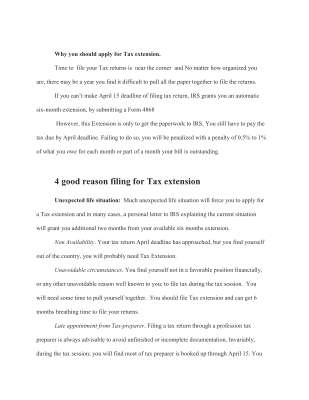 Why you should apply for Tax extension.pdf