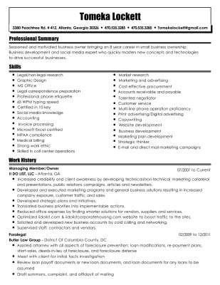TOMEKA LOCKETT Resume 92015.pdf