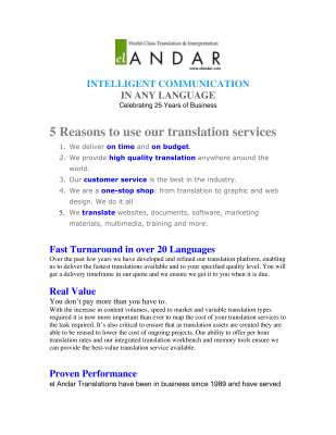 5 Reasons to use our translation services.pdf