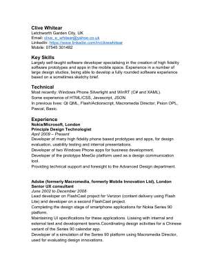 Clive Whitear's Resume.pdf