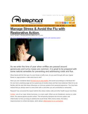 Manage Stress & Avoid the Flu_Elephant Journal.pdf