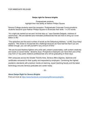 News Release-Seneca Students-Aug7.pdf