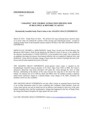 2014-03-24_SCOTT VANCE press release_AMAZING GRACE EXPERIENCE.pdf