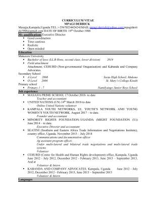 C.V 2 pages general - DIRECTOR (Updated).pdf