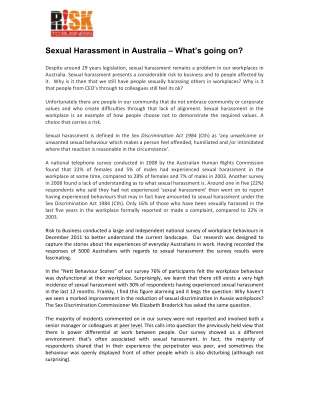 Sexual Harassment in Australia – What’s going on_ By Risk To Business - SK Final copy.pdf