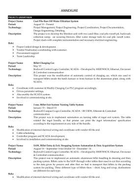 Projects Undertaken - Annexure - Without Customer.pdf