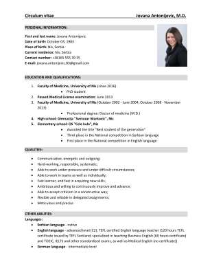 Jovana Antonijevic CV English.pdf